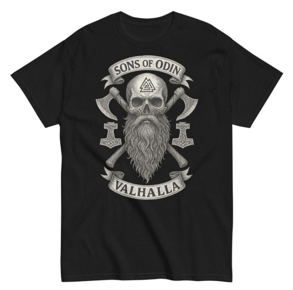 Viking T-shirt Sons Of Odin Valhalla